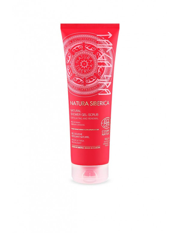 Gel de ducha exfoliante Taiga 200 ml. Natura sibérica