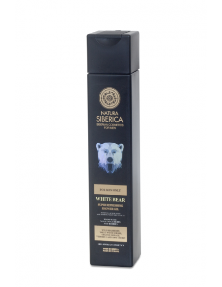 Gel de ducha refrescante oso polar 250 ml. Natura sibérica