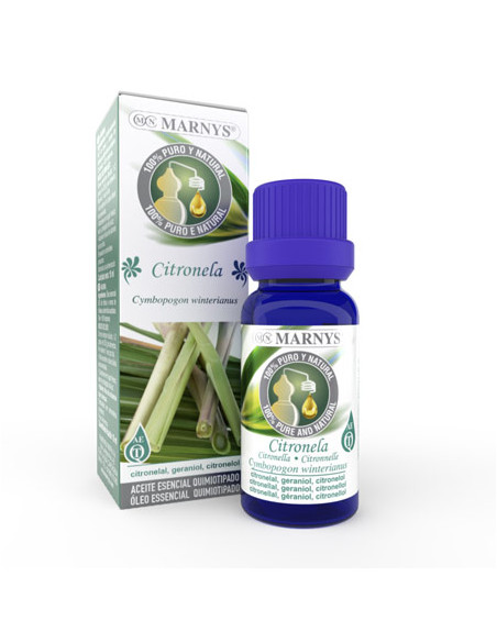 Aceite esencial de citronella 15 ml. Marnys