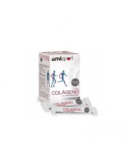 Colágeno con Mg +Vit C, 20 stick-fresa. Ana Maria Lajusticia