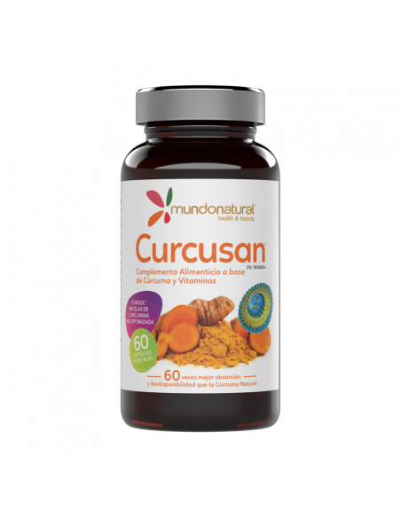 Curcusan 60 cápsulas. Mundonatural