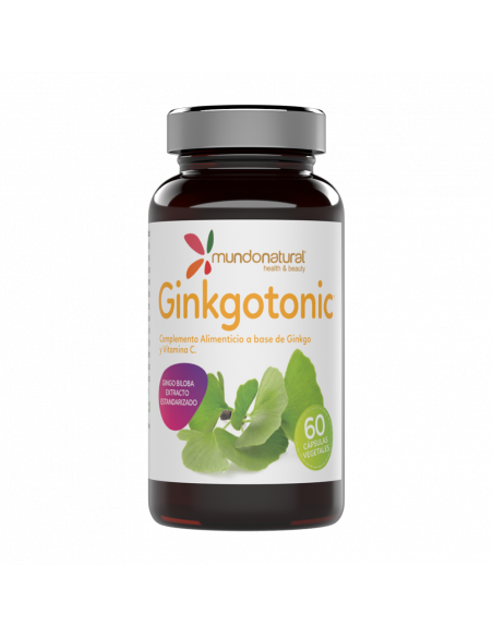 Ginkgotonic 60 cápsulas. Mundonatural
