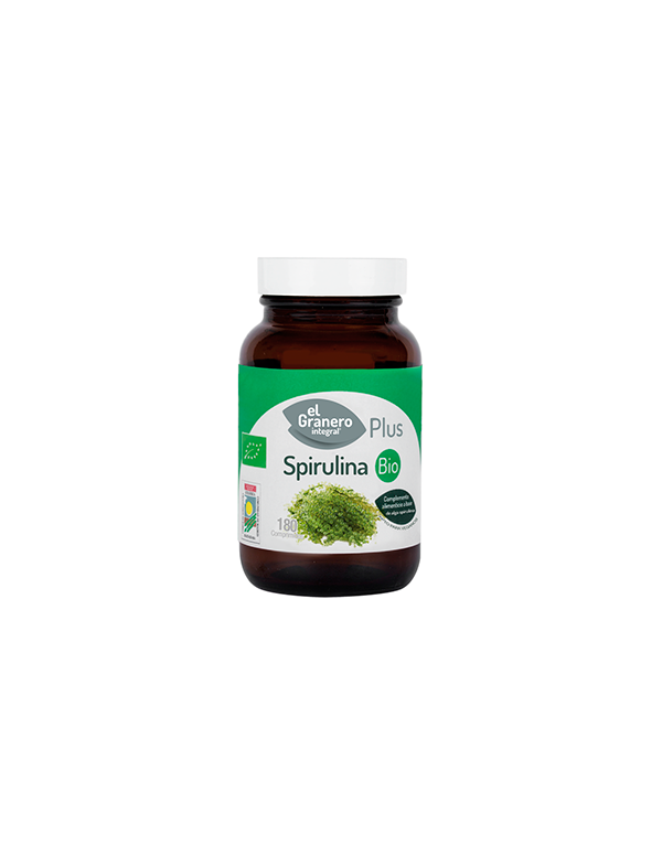 Spirulina 180 comprimidos. El Granero integral. Biogran