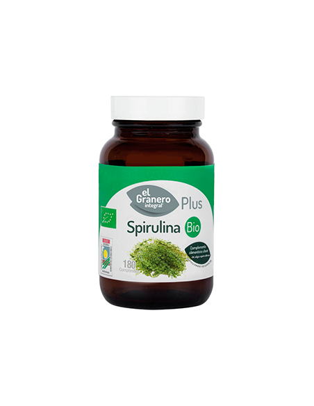 Spirulina 180 comprimidos. El Granero integral. Biogran
