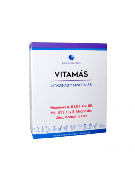 Vitamas 30 cápsulas. Mahen