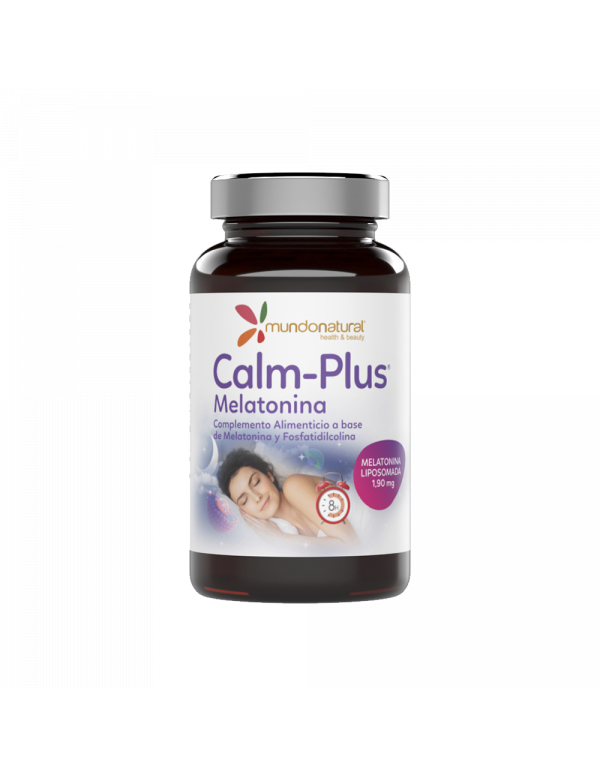 Calm-plus melatonina 30 cápsulas. Mundonatural
