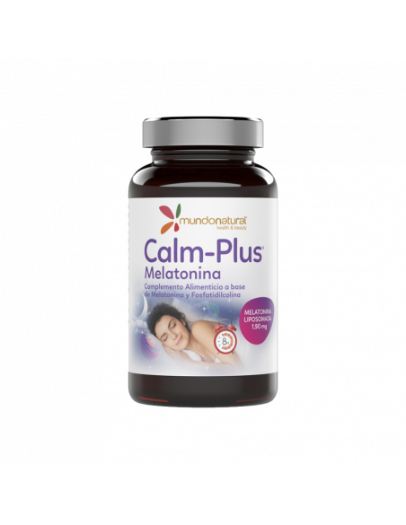 Calm-plus melatonina 30 cápsulas. Mundonatural