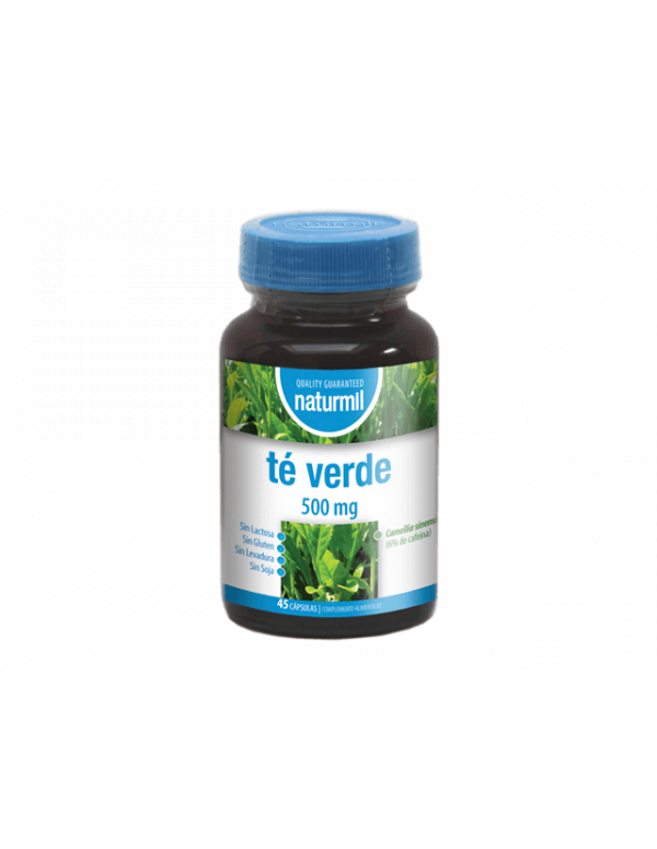 Té verde 500 mg 45 cápsulas. Naturmil. Dietmed