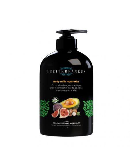 Body milk reparador BIO 500 ml. Mediterraneus.