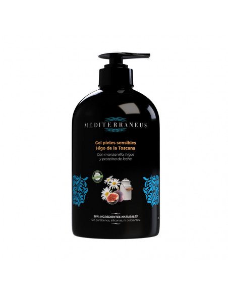 Gel Pieles sensibles BIO Higo de la Toscana 500 ml. Mediterraneus.