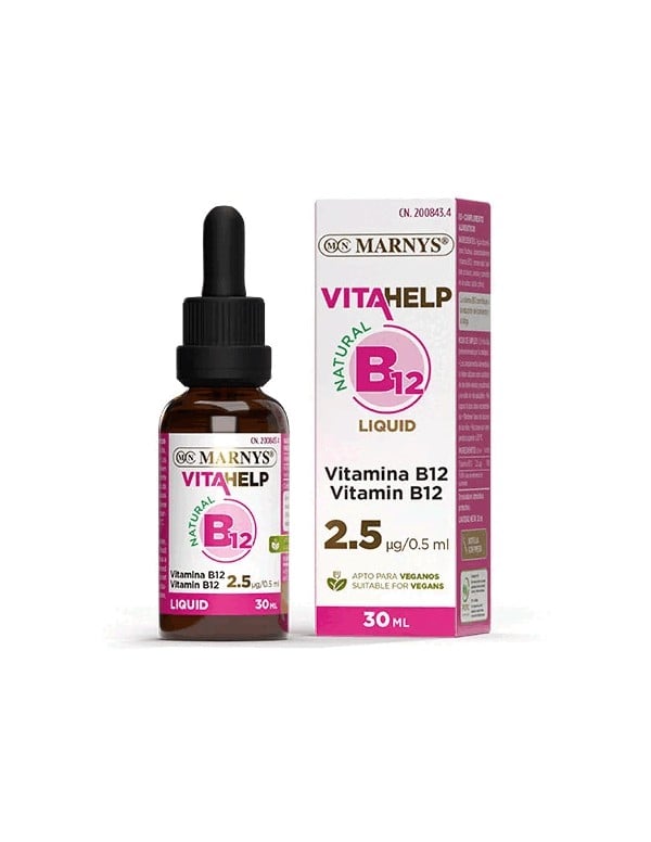 Vitahelp B12 Vitamina B12 25 ui 30 ml. Marnys