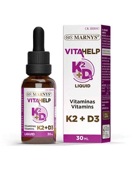 Vitahelp k2 + D3 Vitamina k2 +D3 30 ml. Marnys