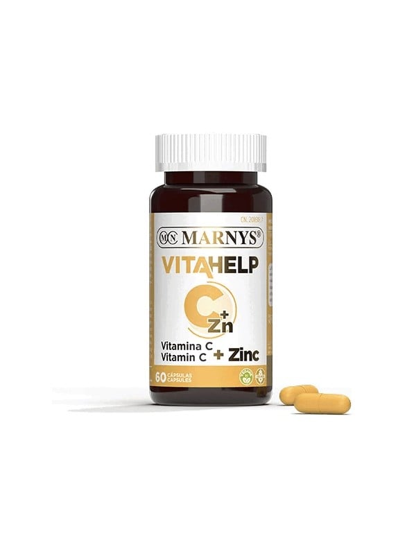 Vitahelp C  Zn Vitamina C  Zinc 60 cápsulas. Marnys