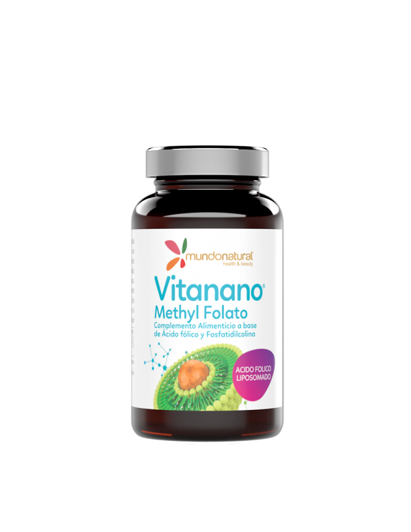 Vitanano Methyl Folato 30 cápsulas. Mundonatural