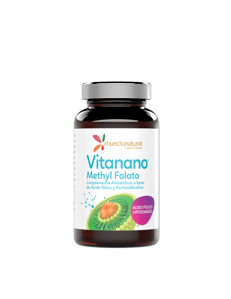Vitanano Methyl Folato 30 cápsulas. Mundonatural