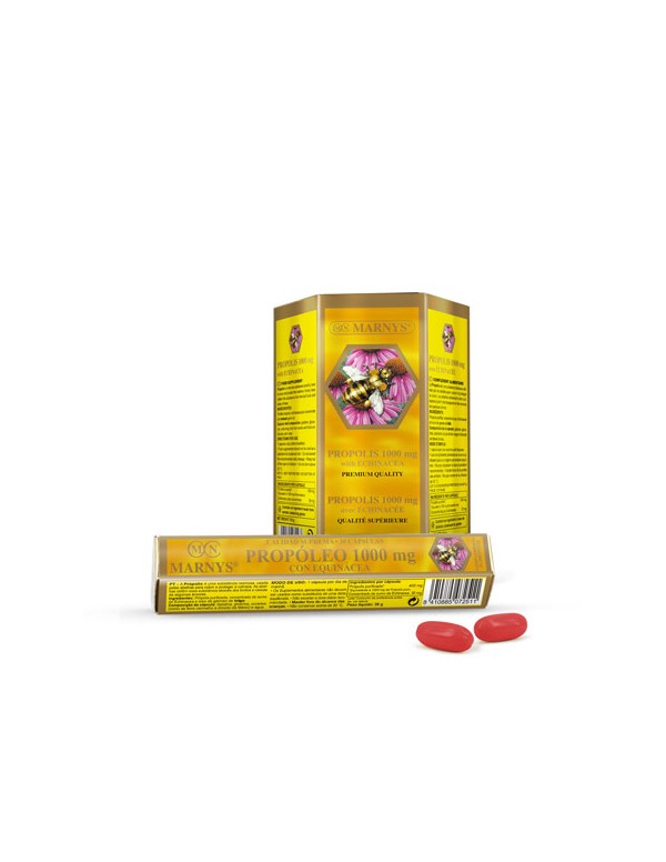 Propoleo equinácea 1000 mg 90 perlas. Marnys