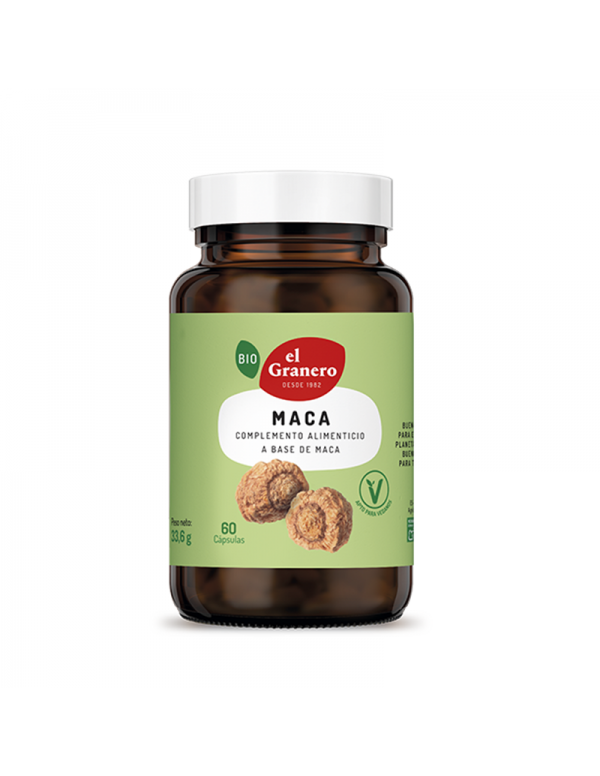Maca Bio 60 cápsulas. El Granero. Biogran