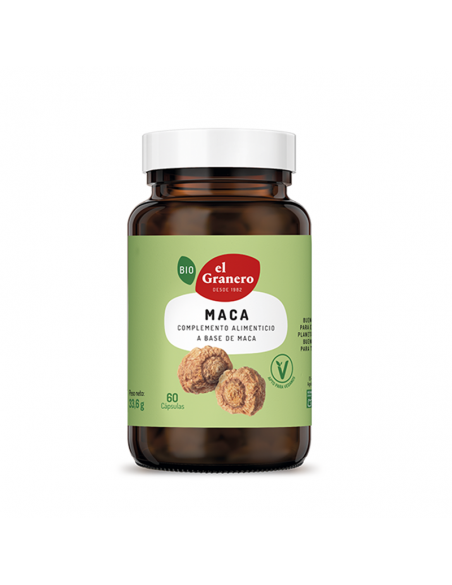 Maca Bio 60 cápsulas. El Granero. Biogran