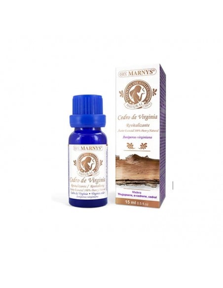 Aceite esencial de cedro de virginia 15 ml. Marnys