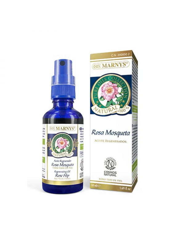 Aceite regenerador de rosa mosqueta 50 ml spray. Marnys