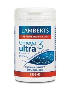 Omega 3 Ultra 1300 mg 60 cápsulas. Lamberts