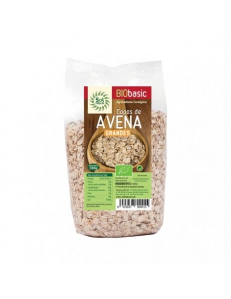 Copos avena gruesos bio 500 g. Sol Natural