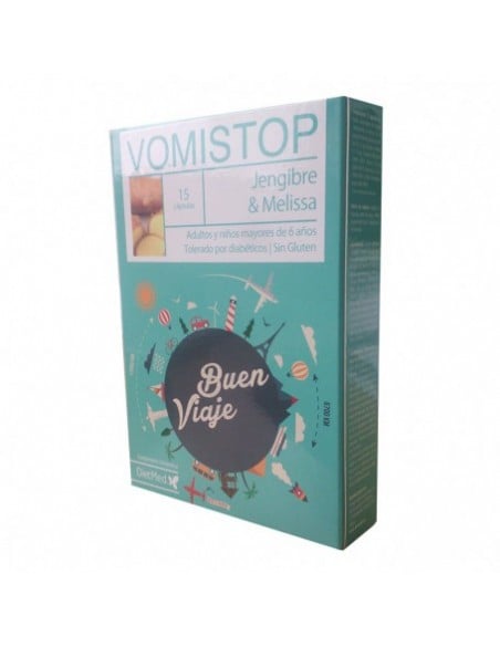Vomistop 15 cápsulas. Dietmed