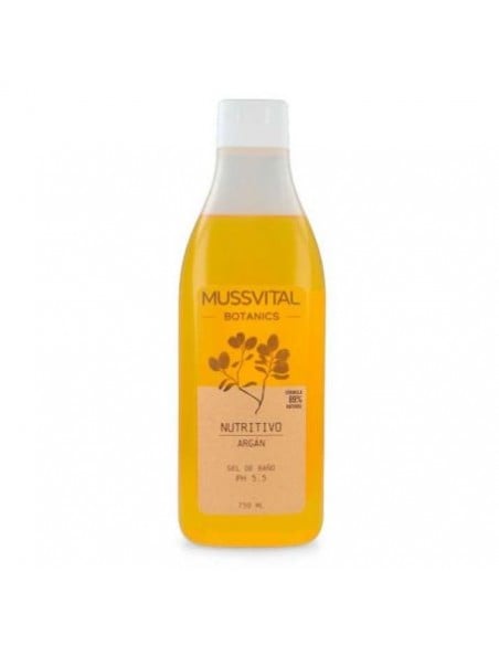 Gel de Baño Nutritivo Argán 750 ml. Botanics. Mussvital.