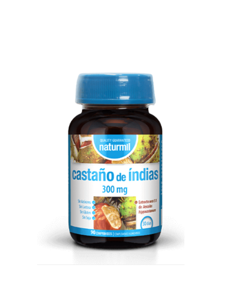 Castaño de indias 300 mg. 90 comprimidos. Naturmil. Dietmed