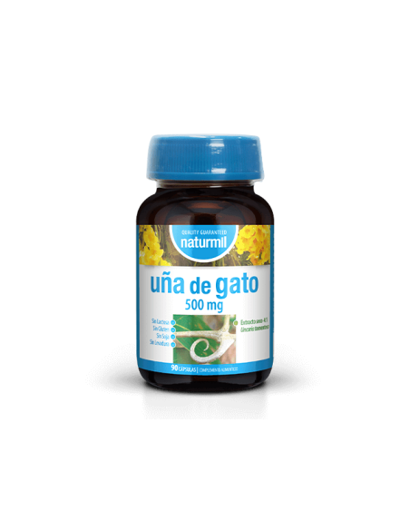 Uña de gato 500 mg 90 cápsulas. Naturmil. Dietmed