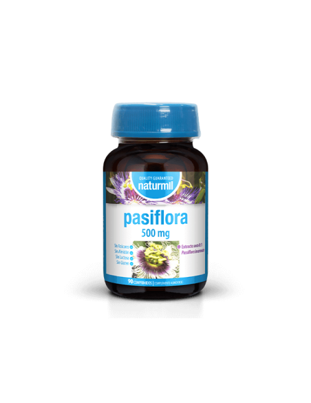 Pasiflora 500 mg. 90 comprimidos. Naturmil. Dietmed