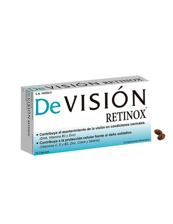 Devision retinox 30 cápsulas. Ionfarma. Pharma OTC