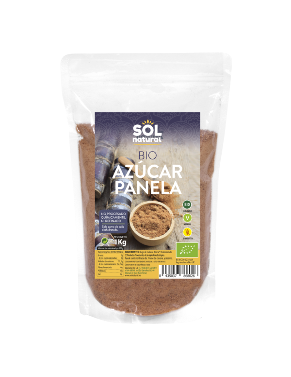 Azúcar Panela Bio 1 Kg. Sol Natural