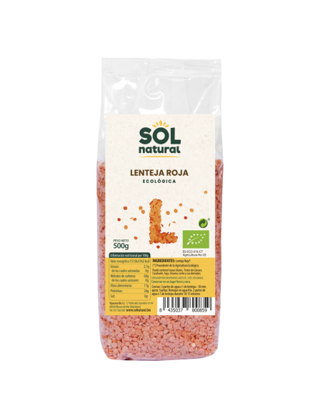 Lenteja roja 500 g Sol Natural