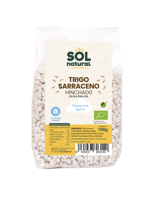 Trigo Sarraceno Hinchado 100 g. Sol Natural