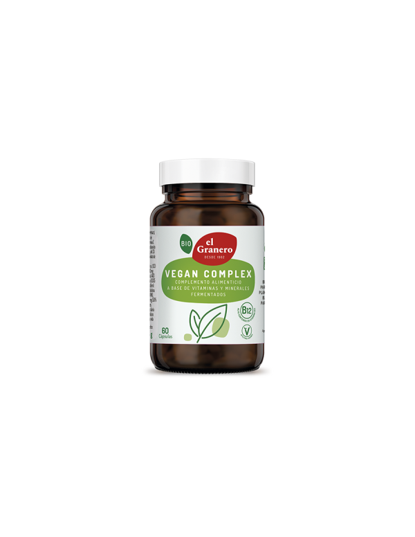 Vegan complex 60 cápsulas. El Granero integral. Biogran