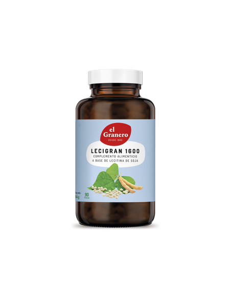 Lecigran 1600 mg 90 perlas. El Granero. Biogran