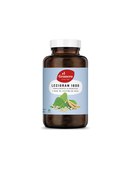 Lecigran 1600 mg 90 perlas. El Granero. Biogran