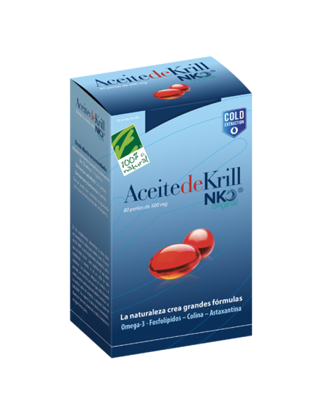 Aceite de Krill Nko 120 cápsulas. 100% Natural
