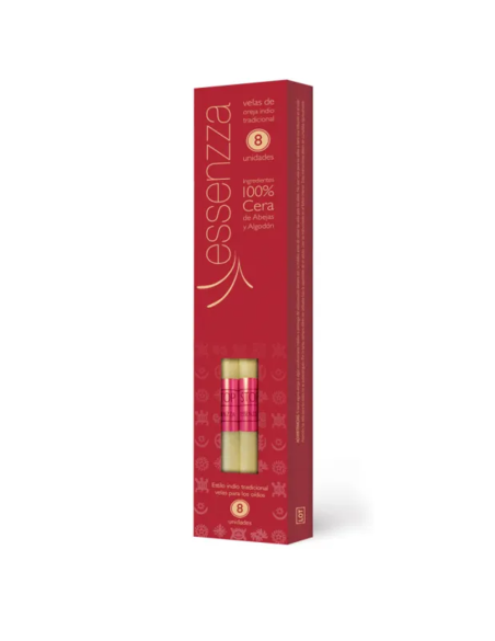 Velas de oído Indio tradicional, 8 uds. Essenzza