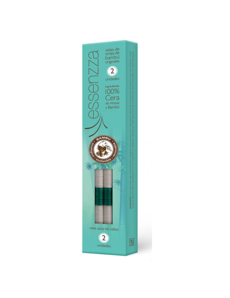 Velas de oído Bambú, 8 uds. Essenzza