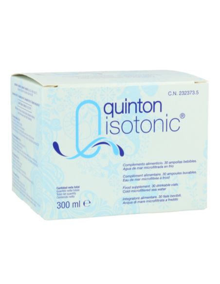 Quinton Isotonic 30 ampollas bebibles. Quinton