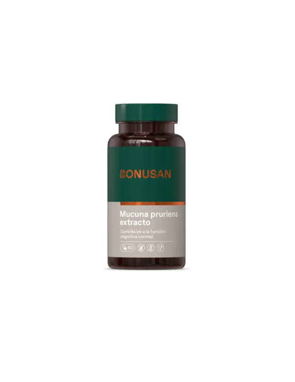Mucuna pruriens 60 cápsulas. Bonusan