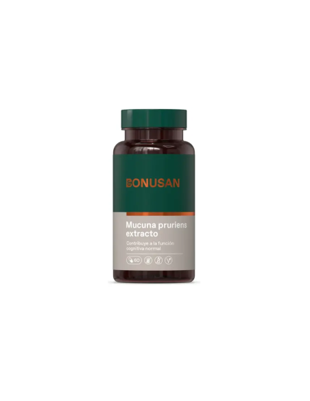 Mucuna pruriens 60 cápsulas. Bonusan