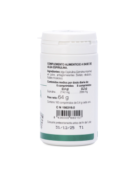 Espirulina 160 comprimidos. Ana María Lajusticia