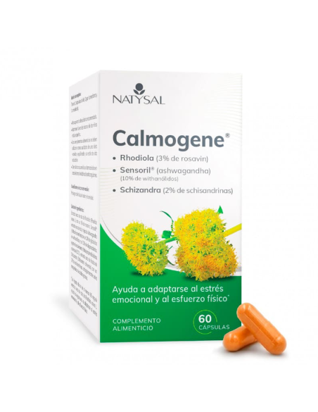 Calmogene con Rhodiola complex 60 cápsulas. Natysal