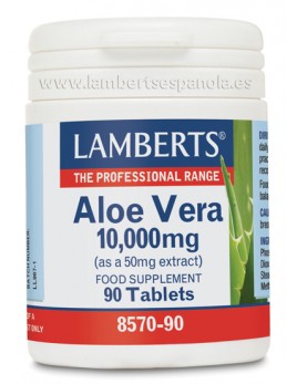 Pack x3 Aloe vera 1000 mg 120 tabletas. Lamberts
