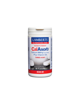Pack x3 Calasorb Citrato de Calcio 60 tabletas. Lamberts