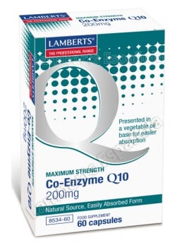 Pack x3 Coenzima Q10  200 mg 60 cápsulas. Lamberts
