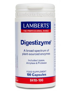 Pack x3 Digestizyme 100 cápsulas. Lamberts